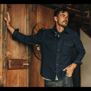 Taylor Stitch Division Shirt Indigo Twill (42, Large) NWT - $128 Retail